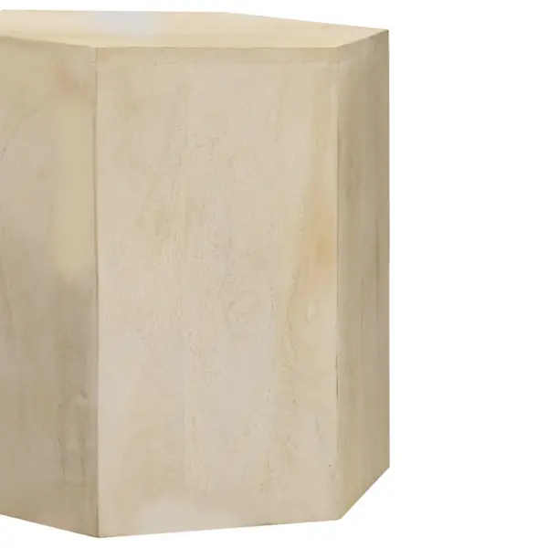 Kohvilauakomplekt 3 osa, mangopuit, pruun ja valge, suurim laud 44 x 50 cm – 13