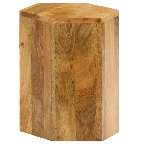 Kohvilauakomplekt 3 osa, mangopuit, pruun ja valge, suurim laud 44 x 50 cm – 10