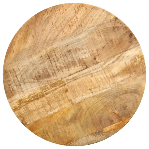 Mangopuidust ja metallist kohvilaud avatud sektsiooniga, naturaalne/must, 43 x 55 cm – 5