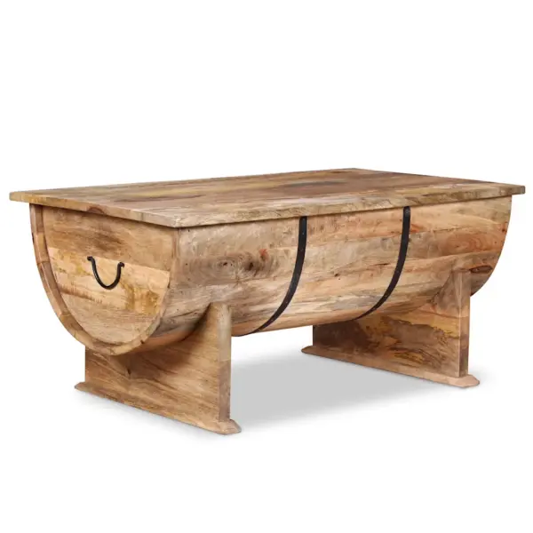 Toekast mangopuidust kohvilaud panipaigaga, 88 x 50 x 40 cm – 2