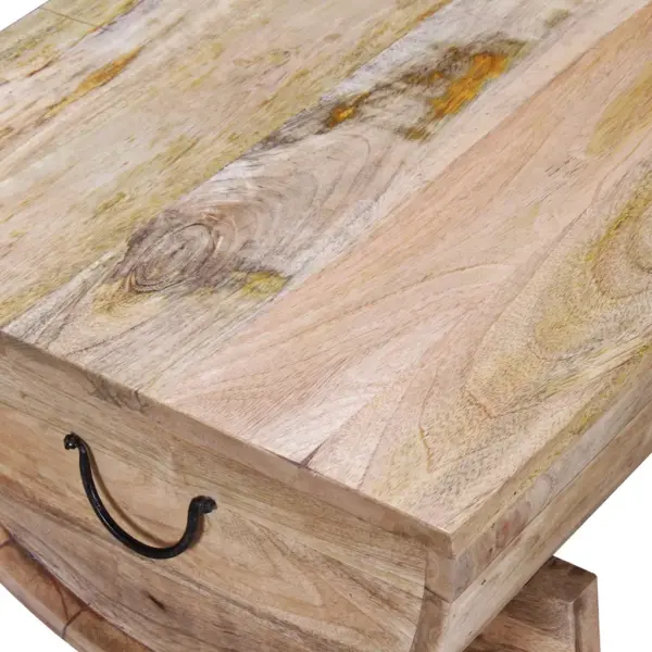 Toekast mangopuidust kohvilaud panipaigaga, 88 x 50 x 40 cm – 13