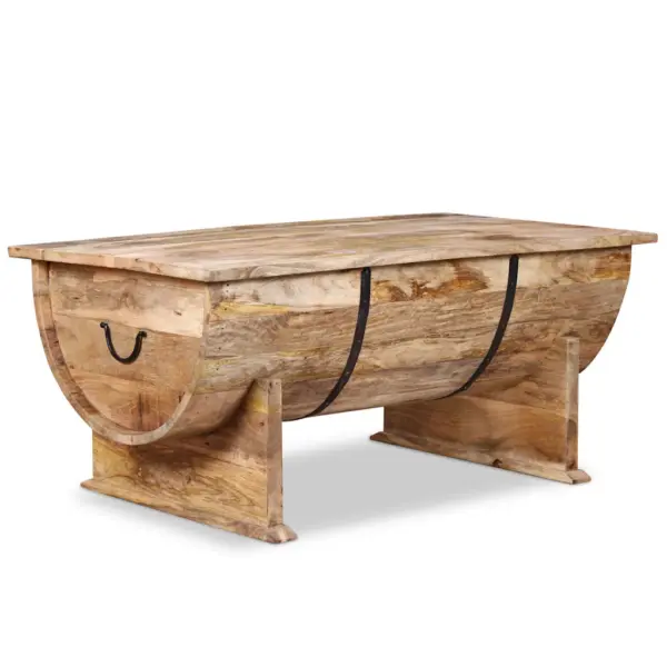 Toekast mangopuidust kohvilaud panipaigaga, 88 x 50 x 40 cm – 4