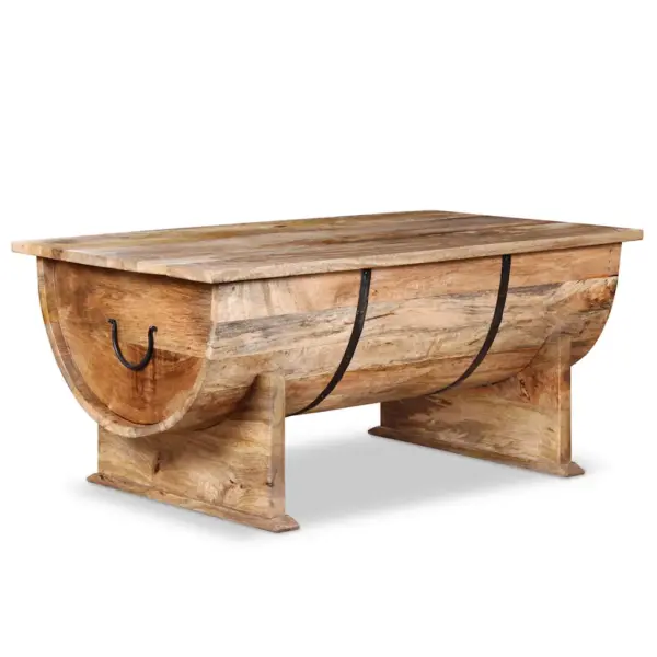 Toekast mangopuidust kohvilaud panipaigaga, 88 x 50 x 40 cm – 5