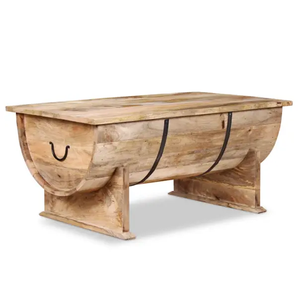Toekast mangopuidust kohvilaud panipaigaga, 88 x 50 x 40 cm – 7