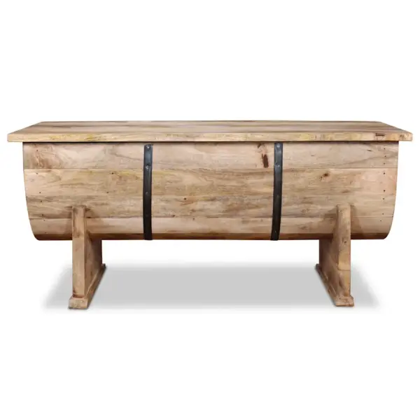 Toekast mangopuidust kohvilaud panipaigaga, 88 x 50 x 40 cm – 8