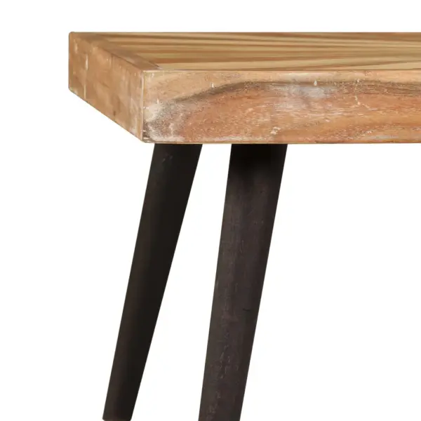 Mangopuidust kohvilaud dekoratiivse mustriga, pruun, 90 x 55 x 36 cm – 4