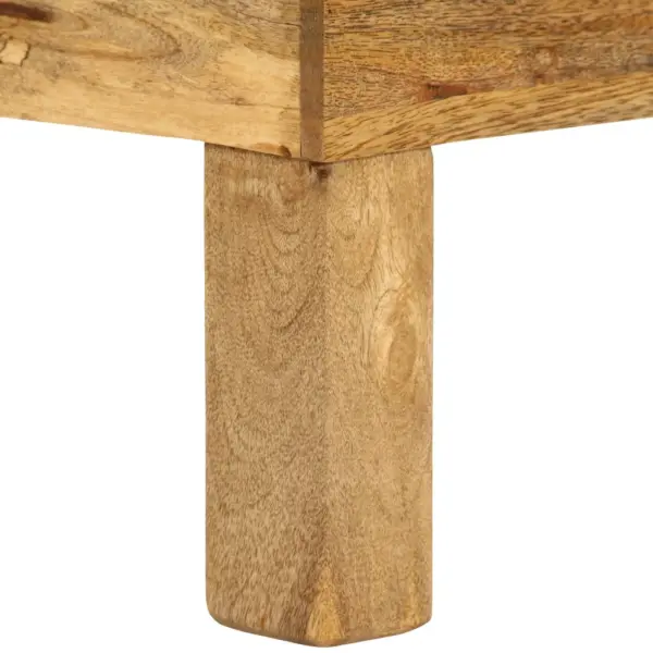 Mangopuidust kohvilaud tõstetava plaadiga ja hoiukastiga, 110 x 55 x 35 cm - 10