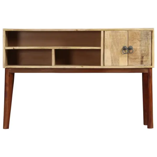 Mangopuidust konsoollaud 2 ukse ja 3 sektsiooniga, 115 x 30 x 76 cm – 2
