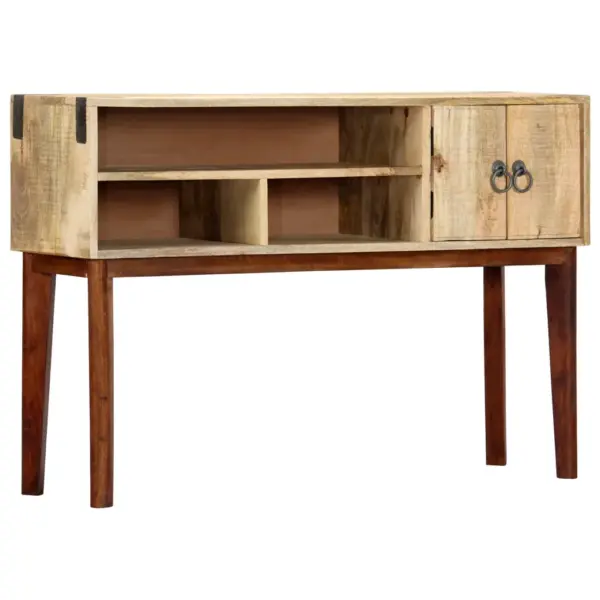 Mangopuidust konsoollaud 2 ukse ja 3 sektsiooniga, 115 x 30 x 76 cm – 11