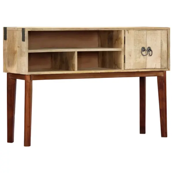 Mangopuidust konsoollaud 2 ukse ja 3 sektsiooniga, 115 x 30 x 76 cm – 9