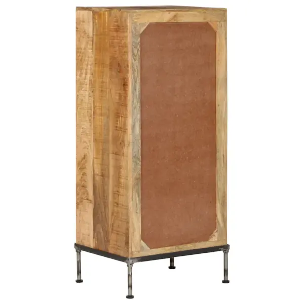 Mangopuidust kummut 5 sahtliga, lihvitud ja lakitud, 45 x 35 x 106 cm - 3