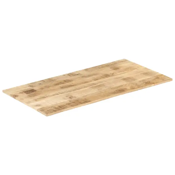 Lihvitud, värvitud ja lakitud mangopuidust lauaplaat, pruun, 100 x 60 cm, 15–16 mm – 2