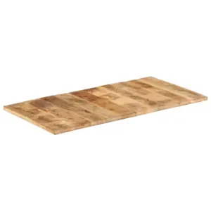 Mangopuidust lauaplaat, pruun, 120 x 60 cm, paksus 25–27 mm