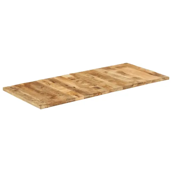 Mangopuidust lauaplaat, pruun, 140 x 60 cm, paksus 25–27 mm – 3