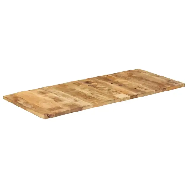 Mangopuidust lauaplaat, pruun, 140 x 60 cm, paksus 25–27 mm – 6