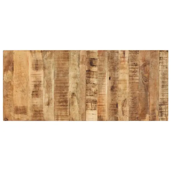 Mangopuidust lauaplaat, pruun, 140 x 60 cm, paksus 25–27 mm – 7