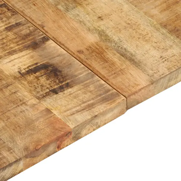 Mangopuidust lauaplaat, pruun, 140 x 60 cm, paksus 25–27 mm – 10