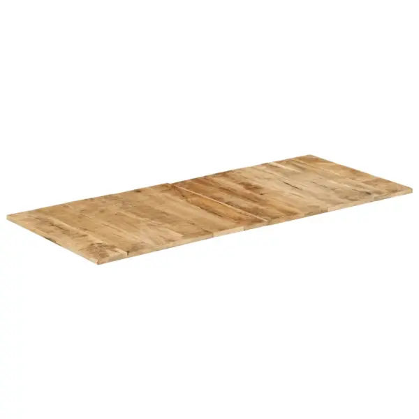 Mangopuidust lauaplaat, pruun, 140 x 60 cm, paksus 15–16 mm, lihvitud, värvitud ja lakitud – 3