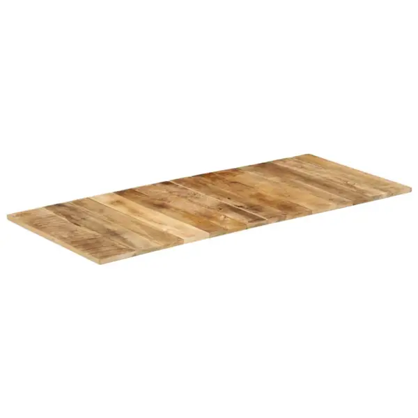 Mangopuidust lauaplaat, pruun, 140 x 60 cm, paksus 15–16 mm, lihvitud, värvitud ja lakitud – 5