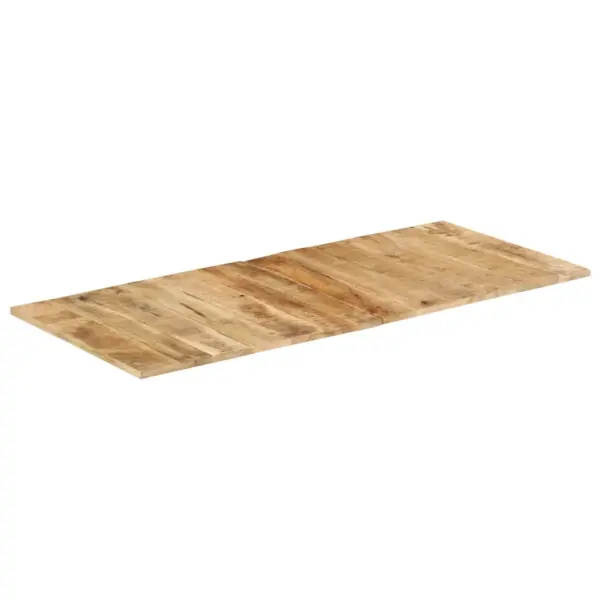 Mangopuidust lauaplaat, pruun, 140 x 60 cm, paksus 15–16 mm, lihvitud, värvitud ja lakitud – 6