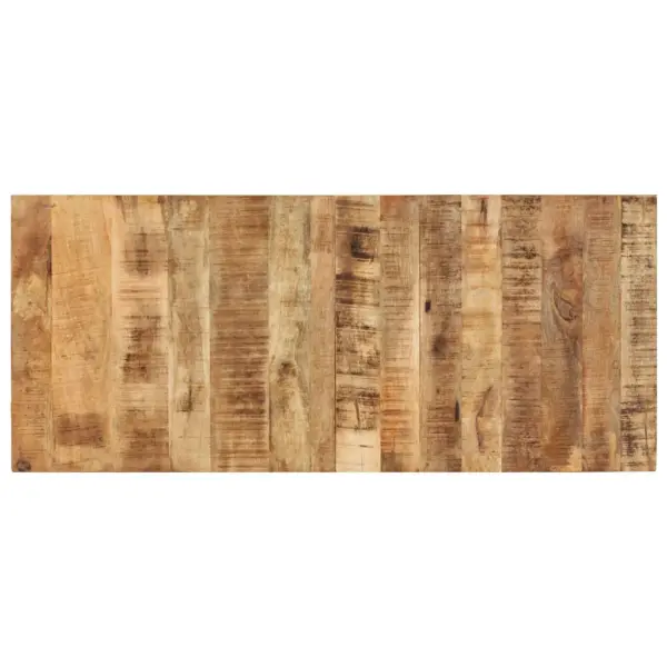 Mangopuidust lauaplaat, pruun, 140 x 60 cm, paksus 15–16 mm, lihvitud, värvitud ja lakitud – 7