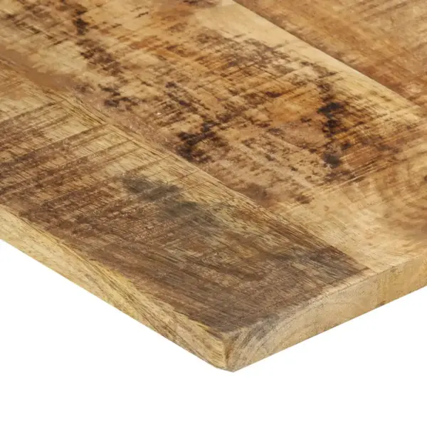 Mangopuidust lauaplaat, pruun, 140 x 60 cm, paksus 15–16 mm, lihvitud, värvitud ja lakitud – 9