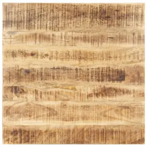 Tugevast mangopuidust lauaplaat 60 x 60 cm, 15–16 mm