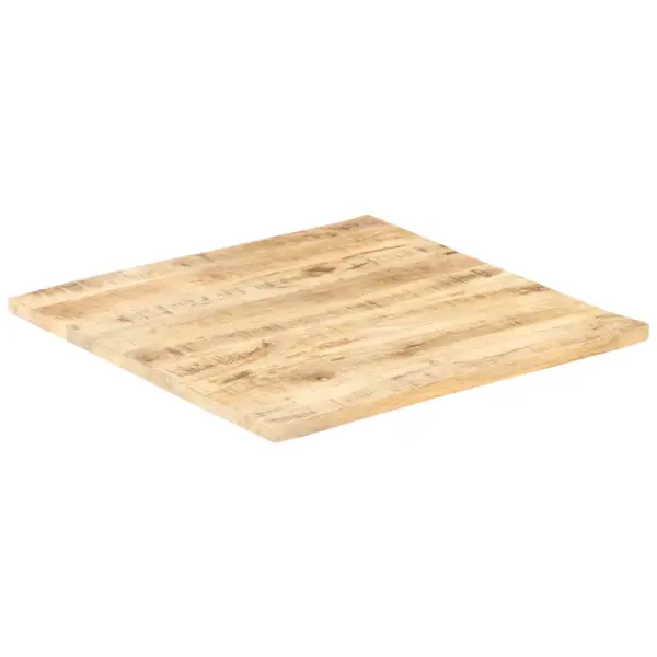 Mangopuidust ruudukujuline lauaplaat, pruun, 60 x 60 cm, 25–27 mm – 6