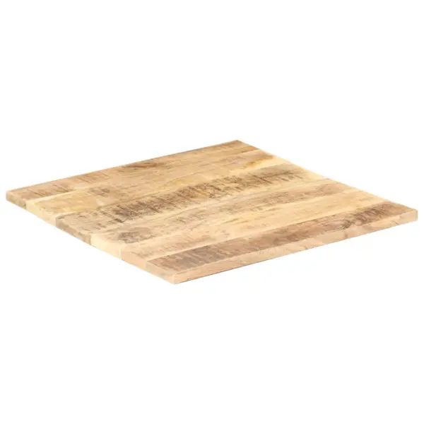 Mangopuidust ruudukujuline lauaplaat, pruun, 60 x 60 cm, 25–27 mm – 7