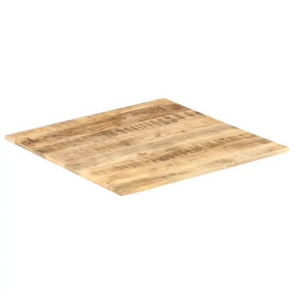 Mangopuidust lauaplaat kahe puidust toega, pruun, 70 x 70 cm, 15–16 mm – 7