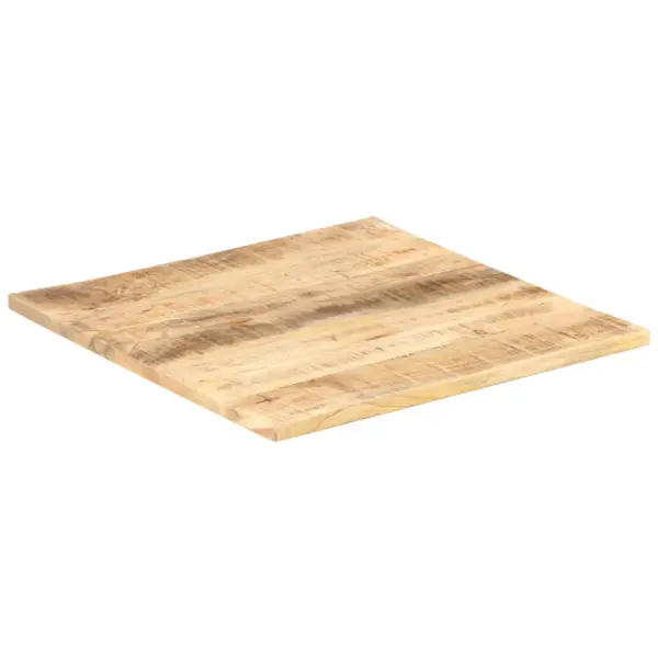 Ruudukujuline mangopuidust lauaplaat, pruun, 70 x 70 cm, 25–27 mm – 2