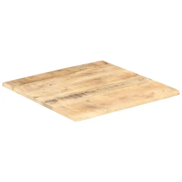 Ruudukujuline mangopuidust lauaplaat, pruun, 70 x 70 cm, 25–27 mm – 4