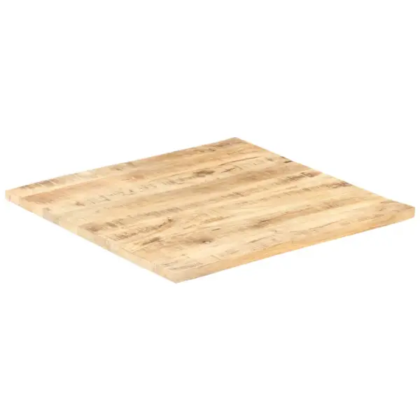 Ruudukujuline mangopuidust lauaplaat, pruun, 70 x 70 cm, 25–27 mm – 6