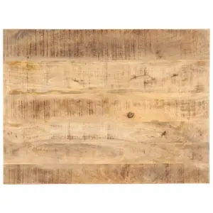 Lauaplaat mangopuidust, pruun, 80 x 60 cm, paksus 25–27 mm, lihvitud, värvitud ja lakitud