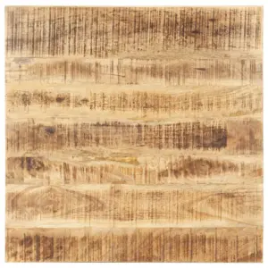 Lauaplaat mangopuidust, pruun, 80 x 80 cm, paksus 25–27 mm