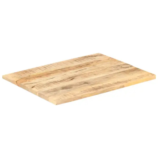 Mangopuidust lauaplaat 90 x 70 cm, paksus 25–27 mm, pruun, kahe puittugedega – 4