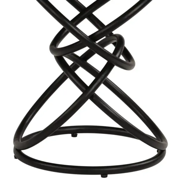 Mangopuidust lisalaud musta metallraamiga, pruun/must, 40 x 50 cm – 8