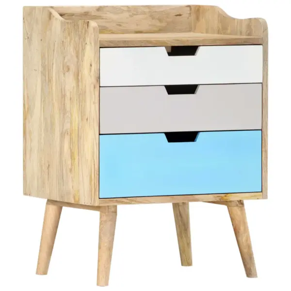 Mangopuidust öökapp 3 sahtliga, pruun ja mitmevärviline, 47 x 35 x 63 cm – 9