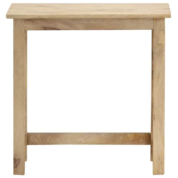Mangopuidust pesulaudade komplekt, 3 tk, pruun, suurim laud 55 x 30 x 55 cm - 5
