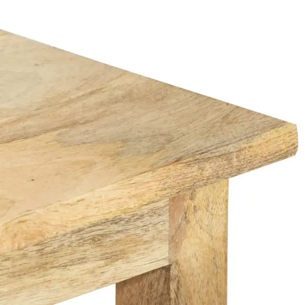 Mangopuidust pesulaudade komplekt, 3 tk, pruun, suurim laud 55 x 30 x 55 cm - 8