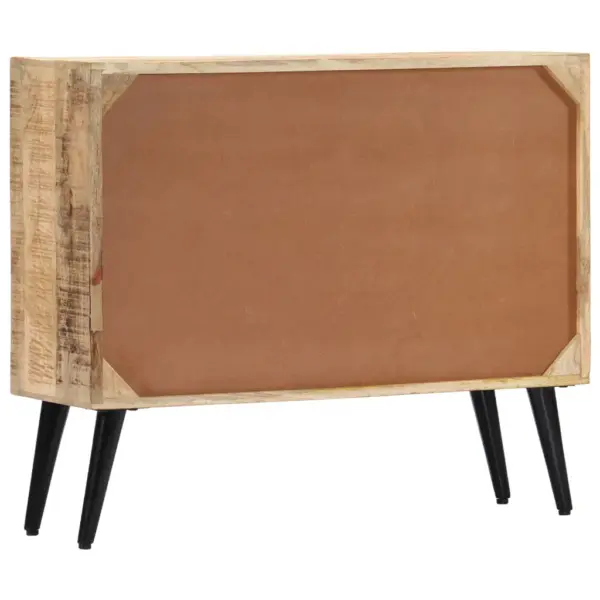 Mangopuidust puhvetkapp 3 sahtli ja uksega, 88 x 30 x 73 cm – 5