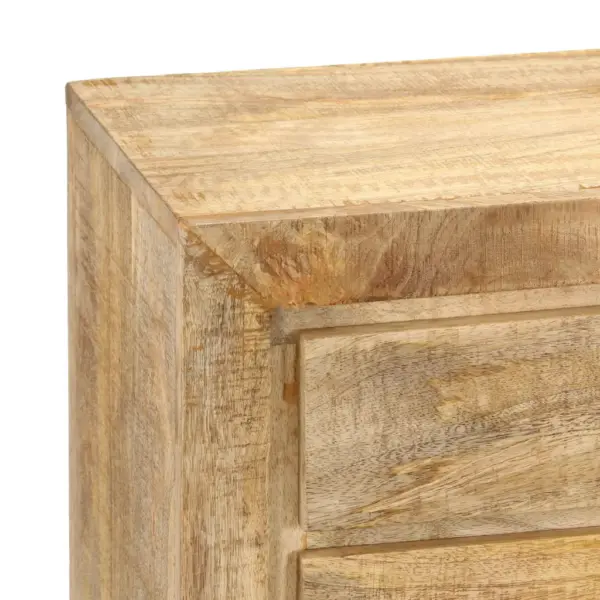 Puhvetkapp 5 sahtli ja riiuliga, toekas mangopuit, 120 x 30 x 75 cm - 7