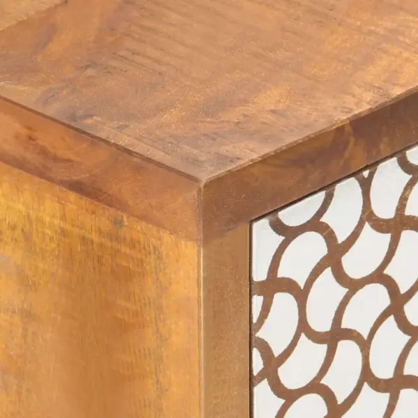 Mangopuidust puhvetkapp 6 mustrilise sahtliga, 90 x 30 x 70 cm – 6
