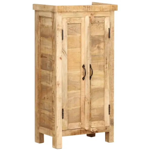 Mangopuidust raamaturiiul alumise kapiga, 50 x 30 x 180 cm – 4