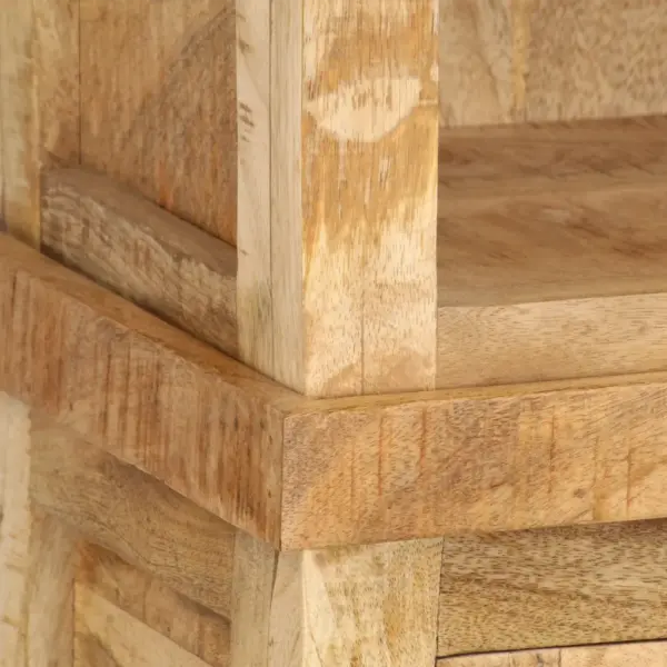 Mangopuidust raamaturiiul alumise kapiga, 50 x 30 x 180 cm – 6