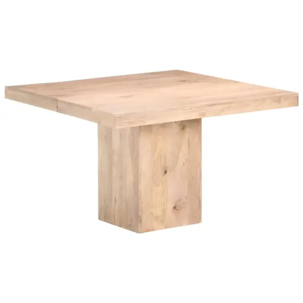 Mangopuidust ruudukujuline söögilaud, 120 x 120 x 77 cm – 10