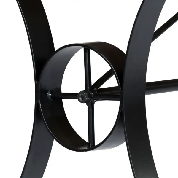 Industriaalstiilis mangopuidust söögilaud terasjalgadel, 180 x 90 x 76 cm – 8