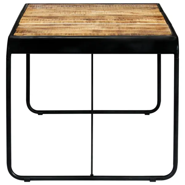 Mangopuidust tööstusliku stiiliga söögilaud, 180 x 90 x 76 cm – 3