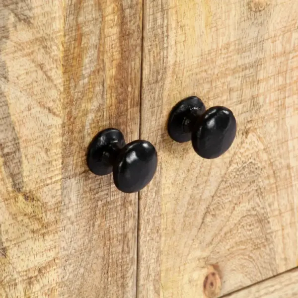 Mangopuidust telerikapp nikerdatud mustritega, 120 x 30 x 40 cm - 6