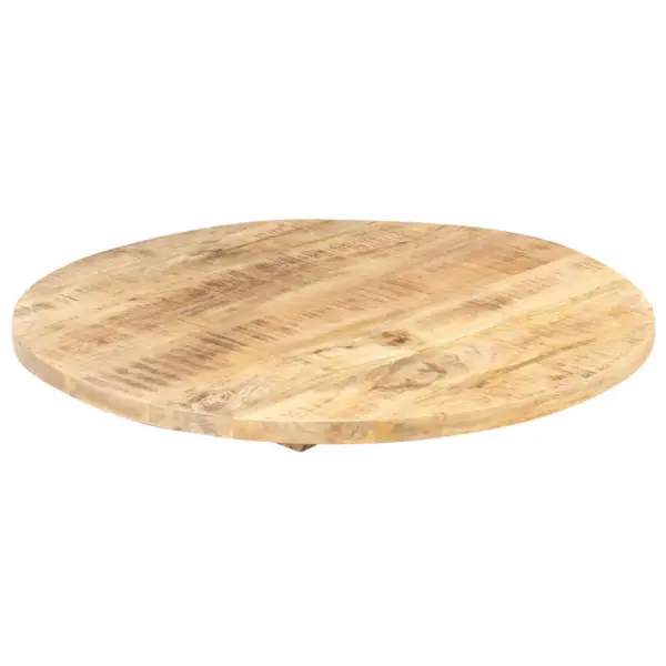 Ümmargune mangopuidust lauaplaat, 70 cm, 25–27 mm – 6